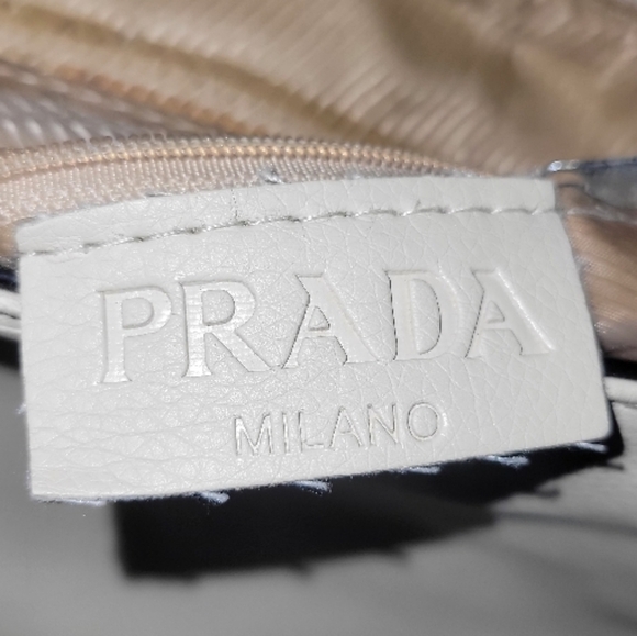 Prada White Leather Bag - Picture 4 of 5